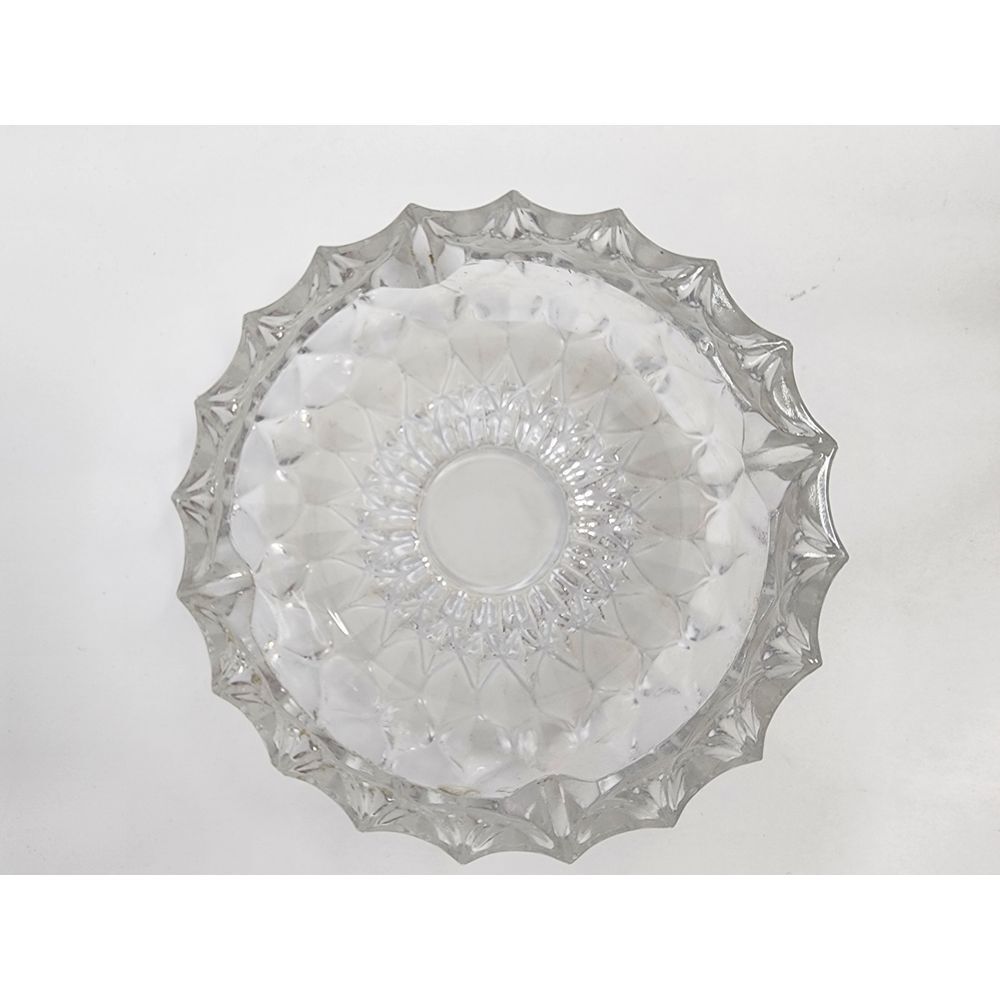 Cigar Cigarette Crystal Ashtray Large Heavy Glass - Picture 4 of 8